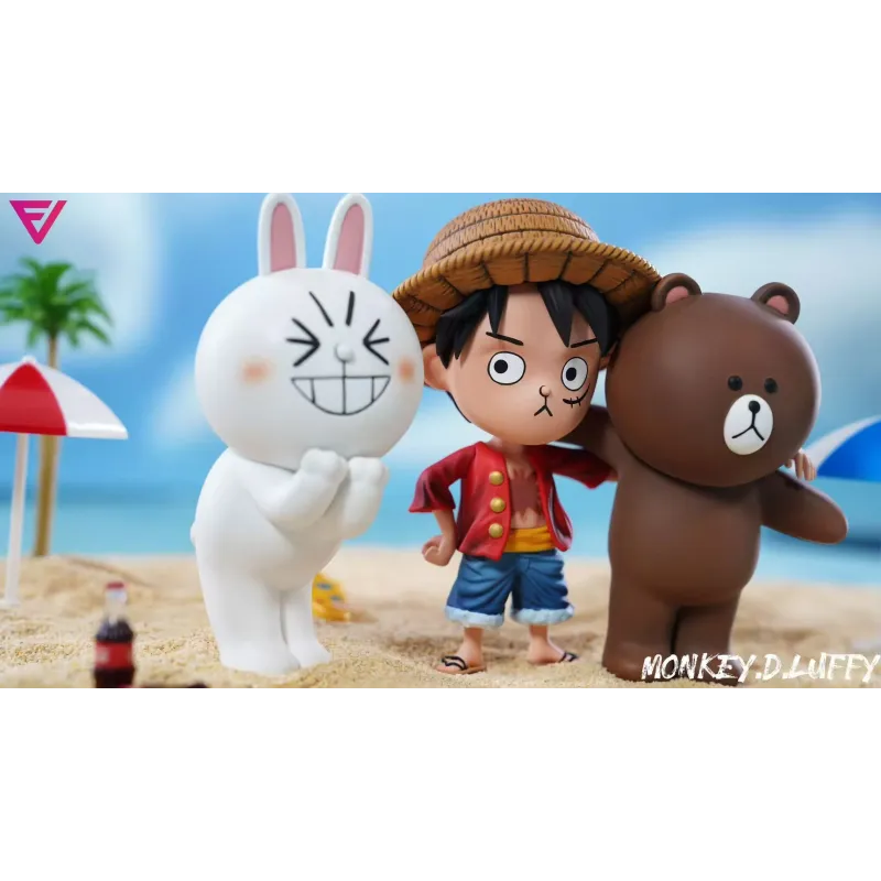 One Piece Q version Luffy & Brown & Cony EVE Studio