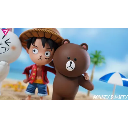 One Piece Q version Luffy & Brown & Cony EVE Studio