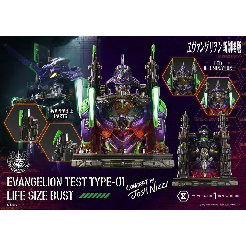 Neon Genesis Evangelion EVA TYPE 01 Concept By Josh Nizzi Prime 1 Studio