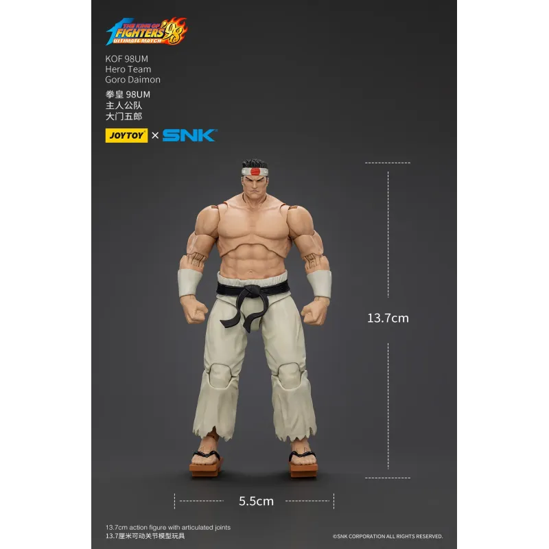 The King of Fighters Kyo Kusanagi & Goro Daimon & Benimaru Nikaido JOYTOY