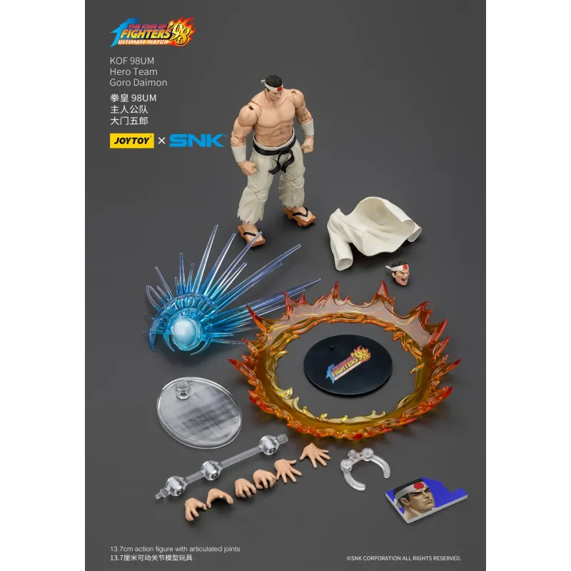 The King of Fighters Kyo Kusanagi & Goro Daimon & Benimaru Nikaido JOYTOY