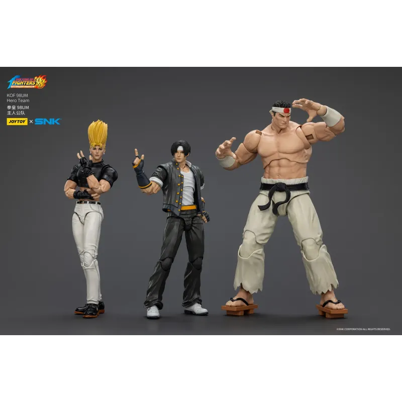 The King of Fighters Kyo Kusanagi & Goro Daimon & Benimaru Nikaido JOYTOY