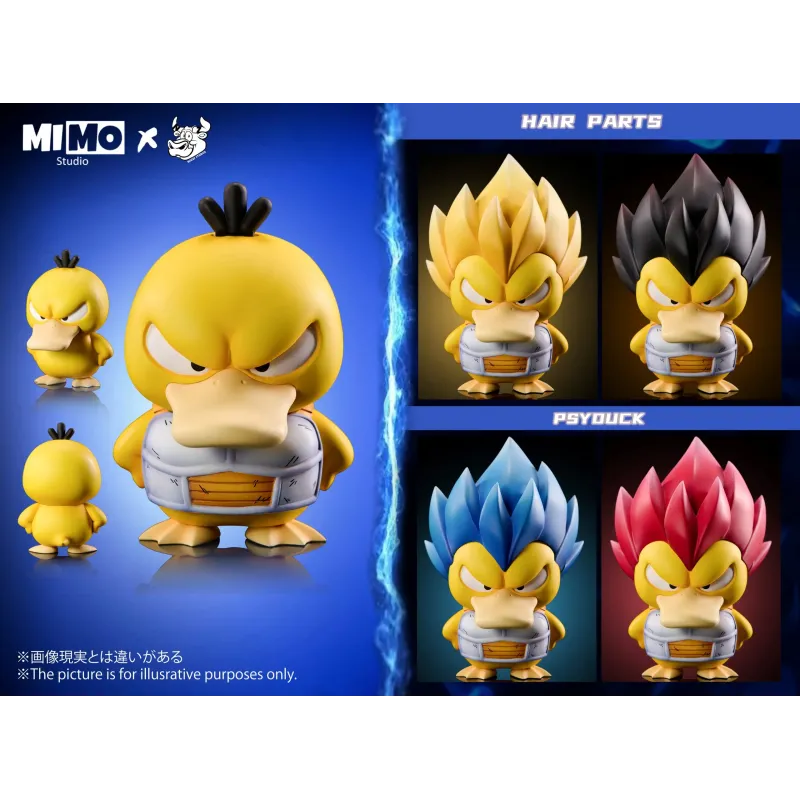 Pokémon Vegeta Psyduck Mimo Studio & NIUZI Studio