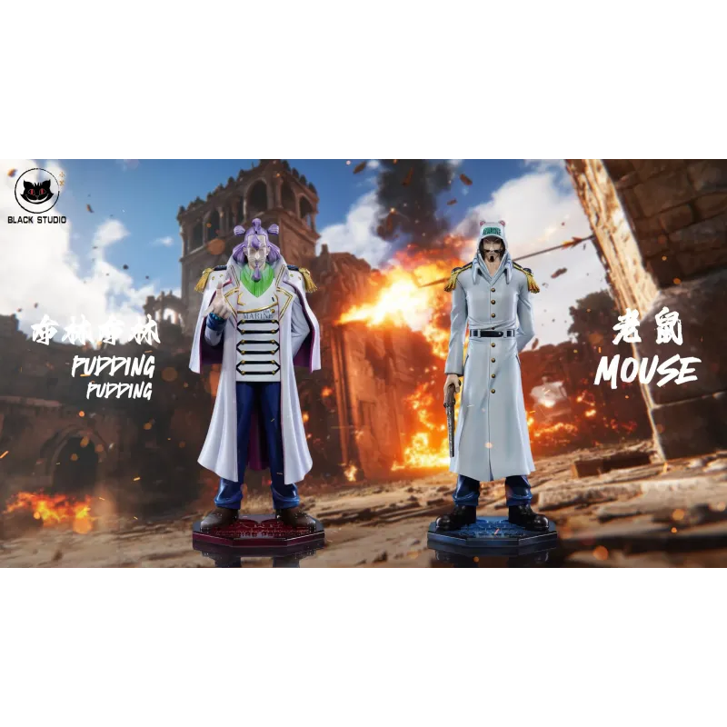 One Piece Navy Series Nezumi & Purin Purin Black Studio