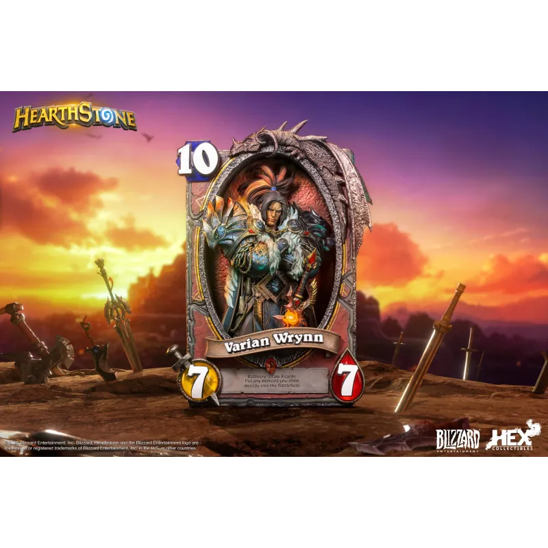 Varian Wrynn - HEX Collectibles de Hearthstone - Blizzard