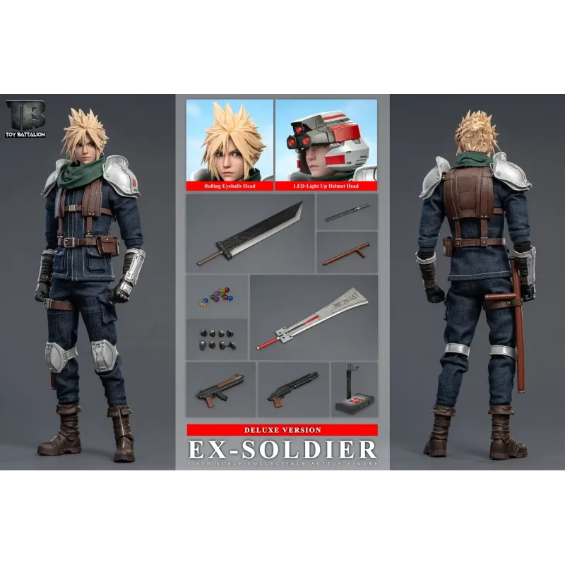 Final Fantasy SOLDIER Cloud Strife TOYS BATTALION