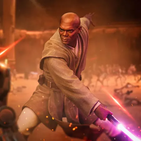 Star Wars Mace Windu Iron Studios