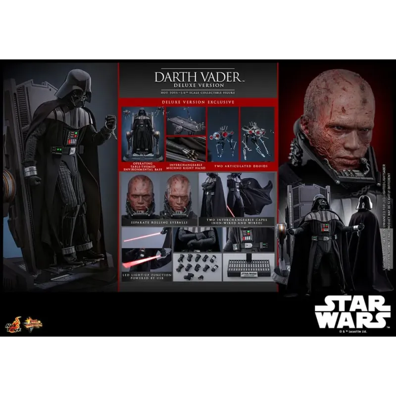 Star Wars Darth Vader Deluxe Ver. Hot Toys