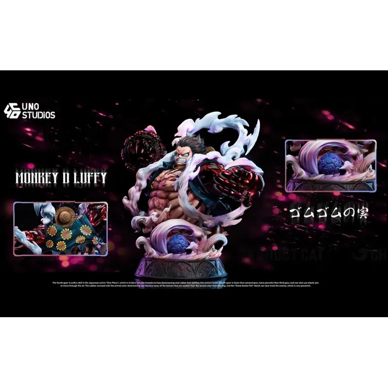 One Piece Luffy Gear4 Boundman Bust UNO Studio