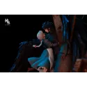 Howl's Moving Castle Silhouette Moments Series Howl & Sophie Embrace Amidst the Flames SY Studio
