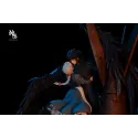 Howl's Moving Castle Silhouette Moments Series Howl & Sophie Embrace Amidst the Flames SY Studio