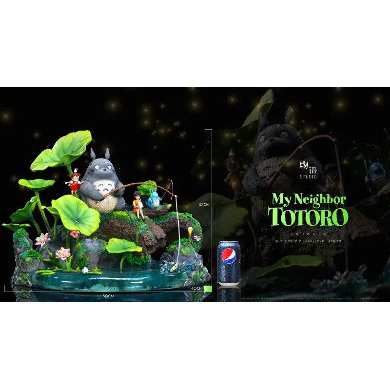 My Neighbor Totoro Memories Series 01 Totoro by the Lotus Pond Wu Yu Studio
