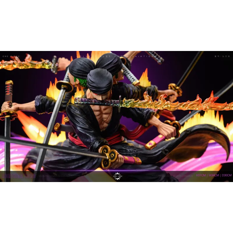 One Piece Zoro of the Demon Aura Nine Sword Style Reset Studio