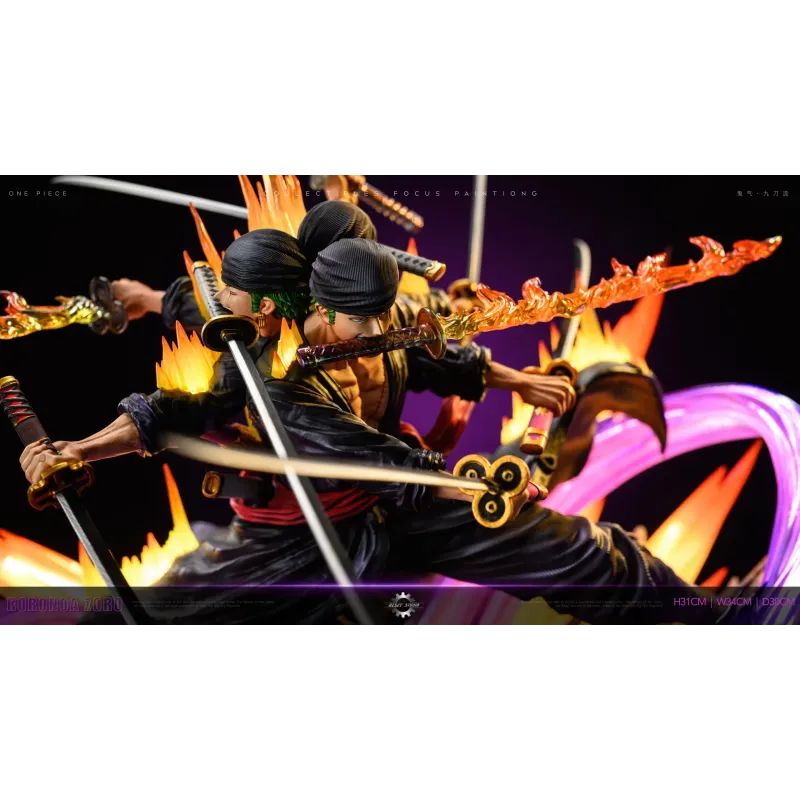 One Piece Zoro of the Demon Aura Nine Sword Style Reset Studio