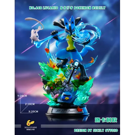 Pokémon Lucario - SICILY Studio | Figuras Coleccionables Únicas