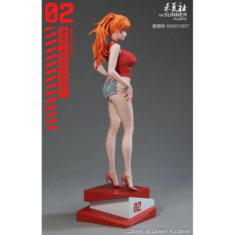 Neon Genesis Evangelion Asuka Langley The Summer Plants Studio