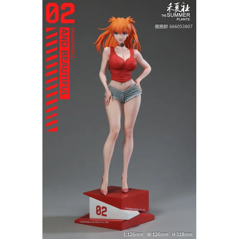 Neon Genesis Evangelion Asuka Langley The Summer Plants Studio
