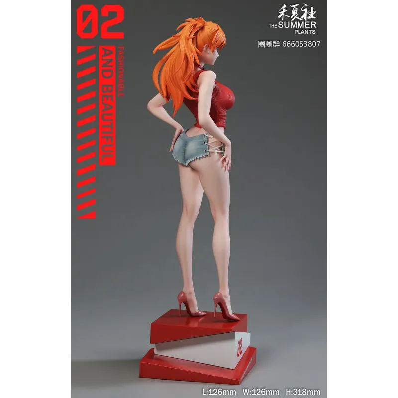Neon Genesis Evangelion Asuka Langley The Summer Plants Studio