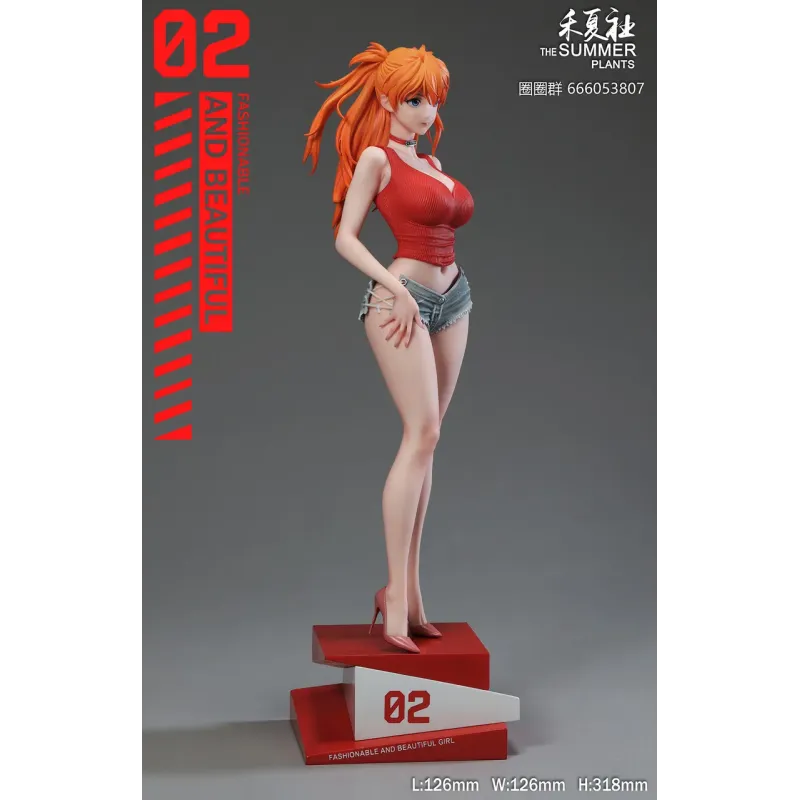 Neon Genesis Evangelion Asuka Langley The Summer Plants Studio