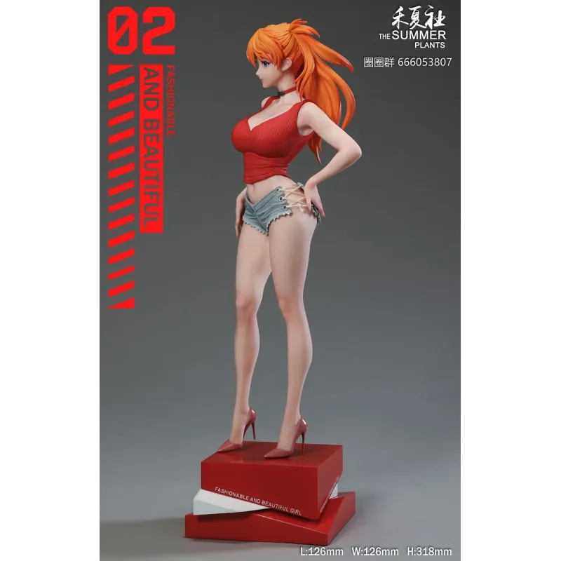 Neon Genesis Evangelion Asuka Langley The Summer Plants Studio