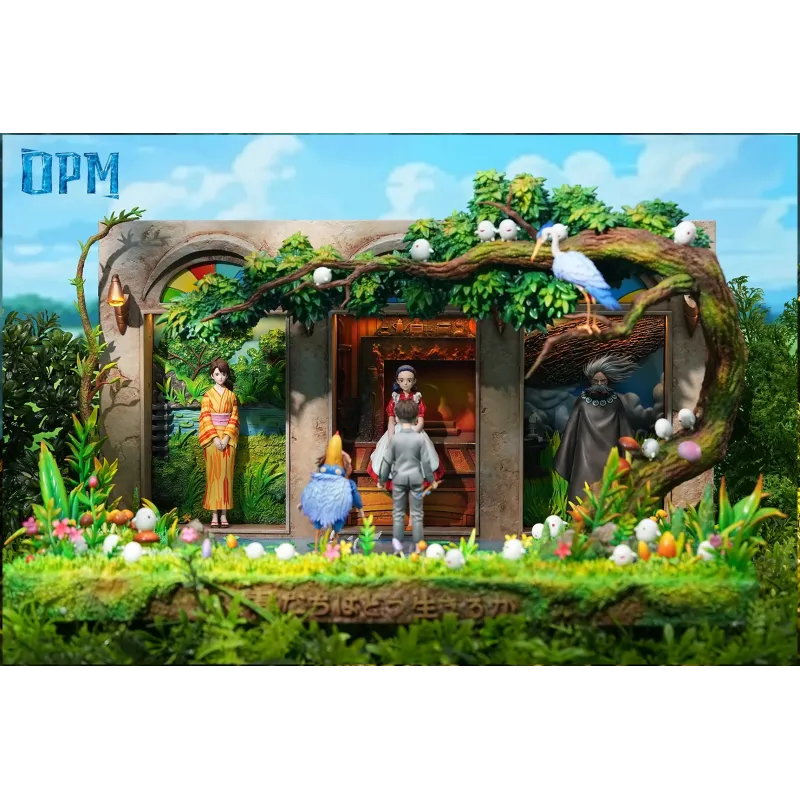 The Boy and the Heron Desktop Series 008 Mahito Maki & Natsuko & Himi & Great Uncle OPM Studio