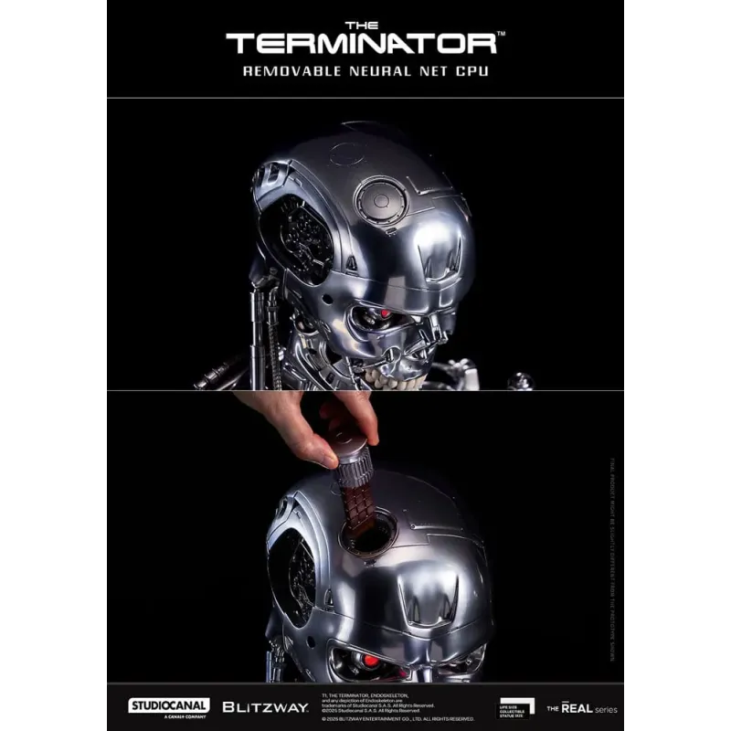 The Terminator The Real 1/1 Life-size Replica T-800 Endoskeleton Skull Blitzway