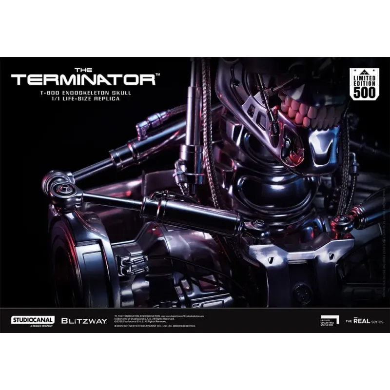 The Terminator The Real 1/1 Life-size Replica T-800 Endoskeleton Skull Blitzway