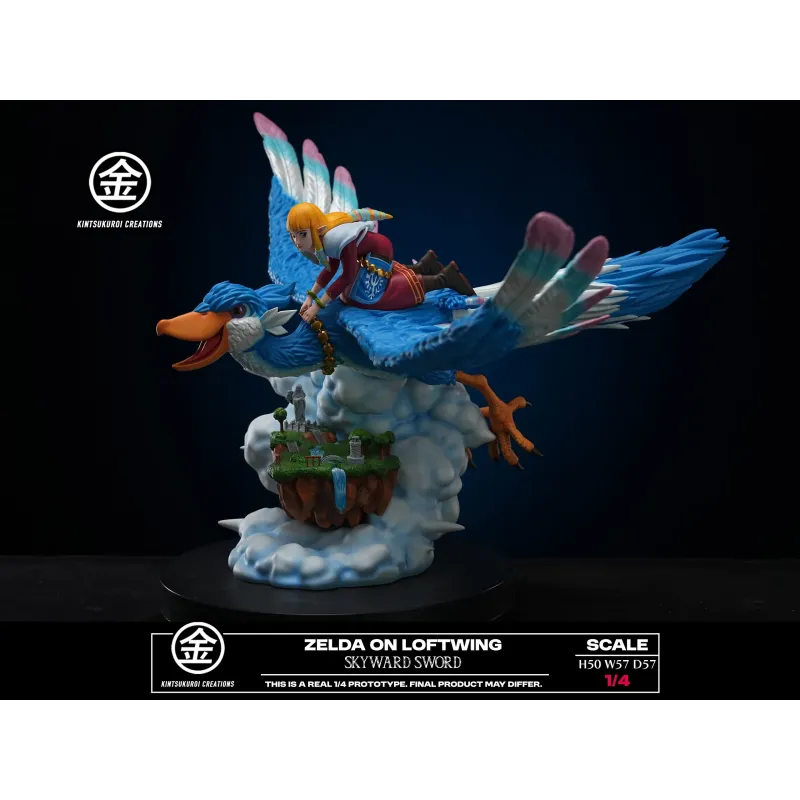 The Legend of Zelda: Skyward Sword Zelda On Loftwing Kintsukuroi Creations Studio
