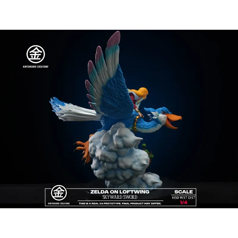 The Legend of Zelda: Skyward Sword Zelda On Loftwing Kintsukuroi Creations Studio