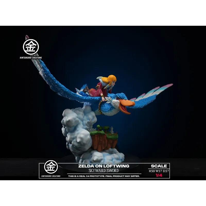 The Legend of Zelda: Skyward Sword Zelda On Loftwing Kintsukuroi Creations Studio