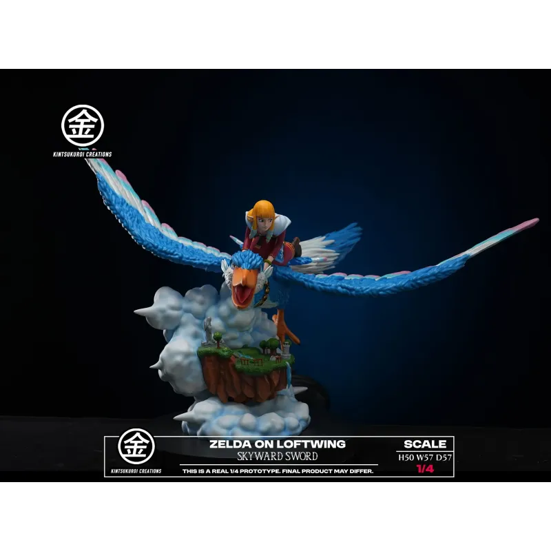The Legend of Zelda: Skyward Sword Zelda On Loftwing Kintsukuroi Creations Studio