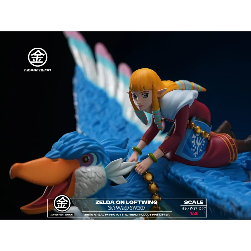 The Legend of Zelda: Skyward Sword Zelda On Loftwing Kintsukuroi Creations Studio