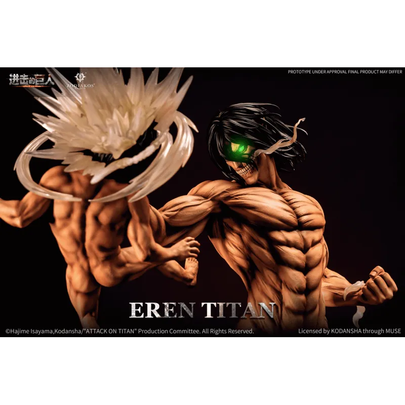 Eren Titan Zodiakos Studio - Figurines Attack on Titan