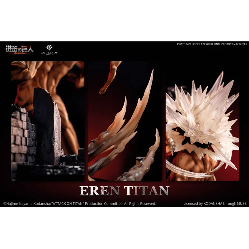 Eren Titan Zodiakos Studio - Figurines Attack on Titan
