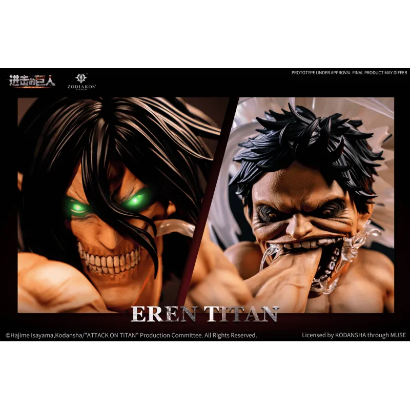 Eren Titan Zodiakos Studio - Figurines Attack on Titan