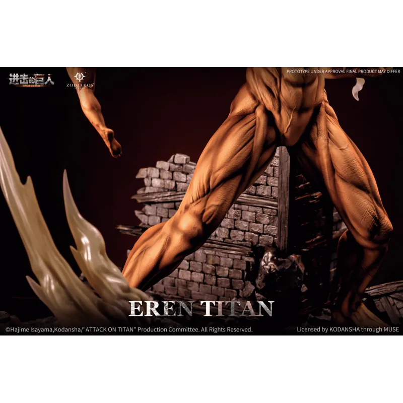 Eren Titan Zodiakos Studio - Figurines Attack on Titan
