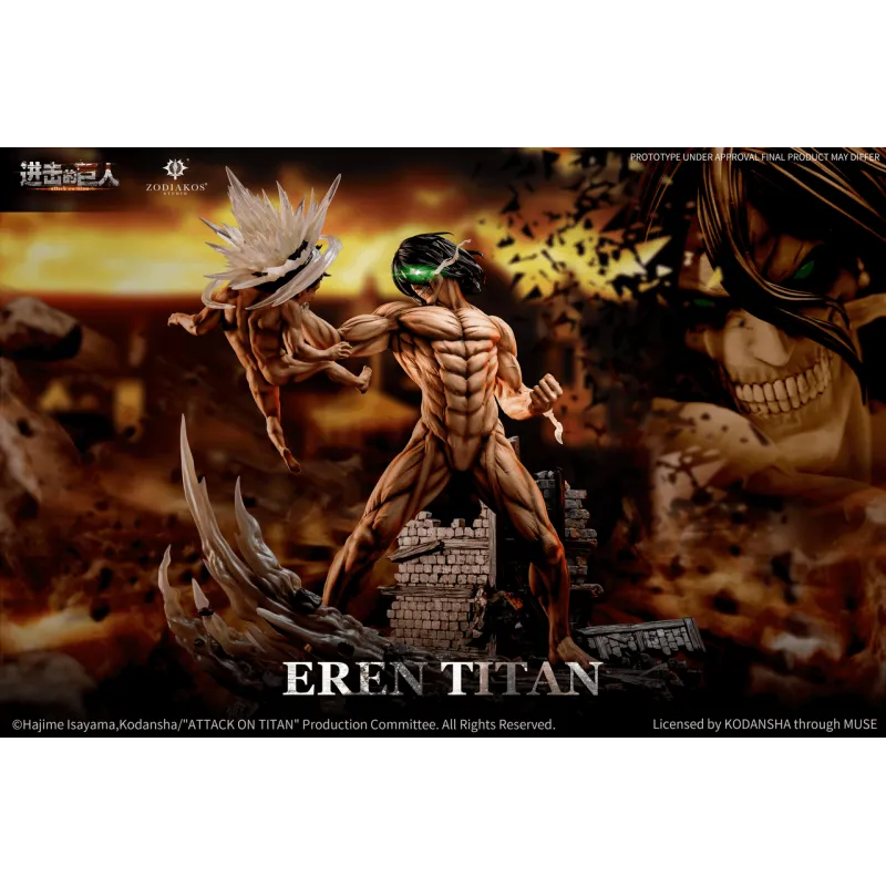 Eren Titan Zodiakos Studio - Figurines Attack on Titan