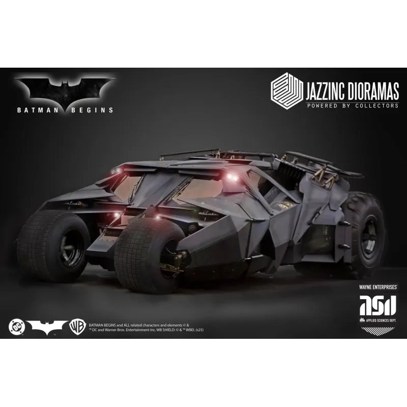 DC The Batman Begins Black Stealth Tumbler 1/6 Scale Batmobile Jazzinc Dioramas Studio
