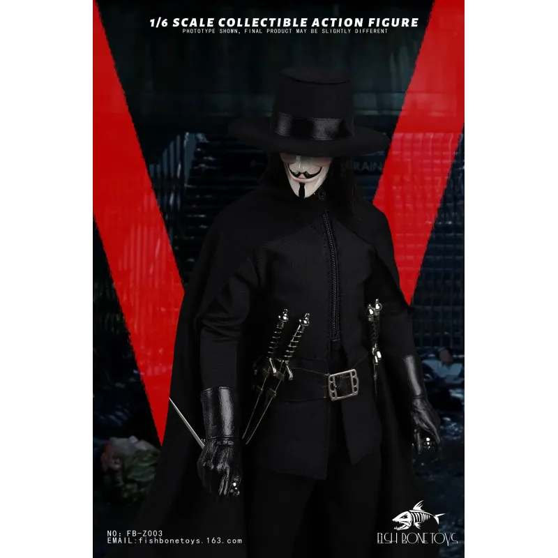 V for Vendetta V FISH BONETOYS