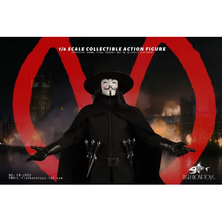 V for Vendetta V FISH BONETOYS
