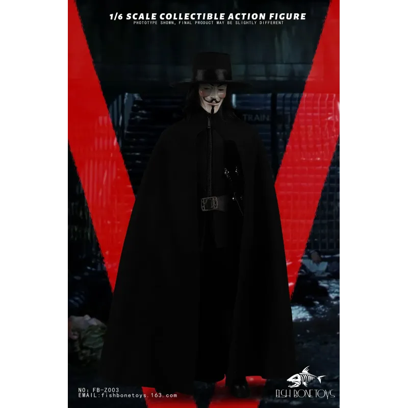 V for Vendetta V FISH BONETOYS