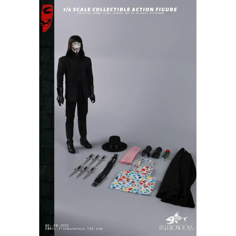 V for Vendetta V FISH BONETOYS