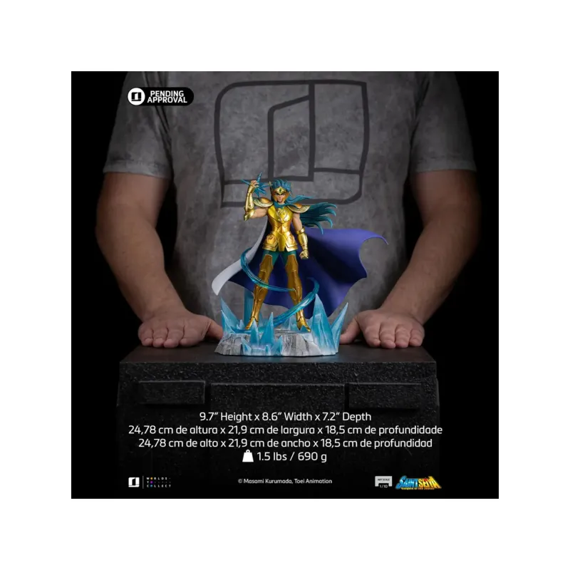 Saint Seiya Camus Acuario Iron Studios
