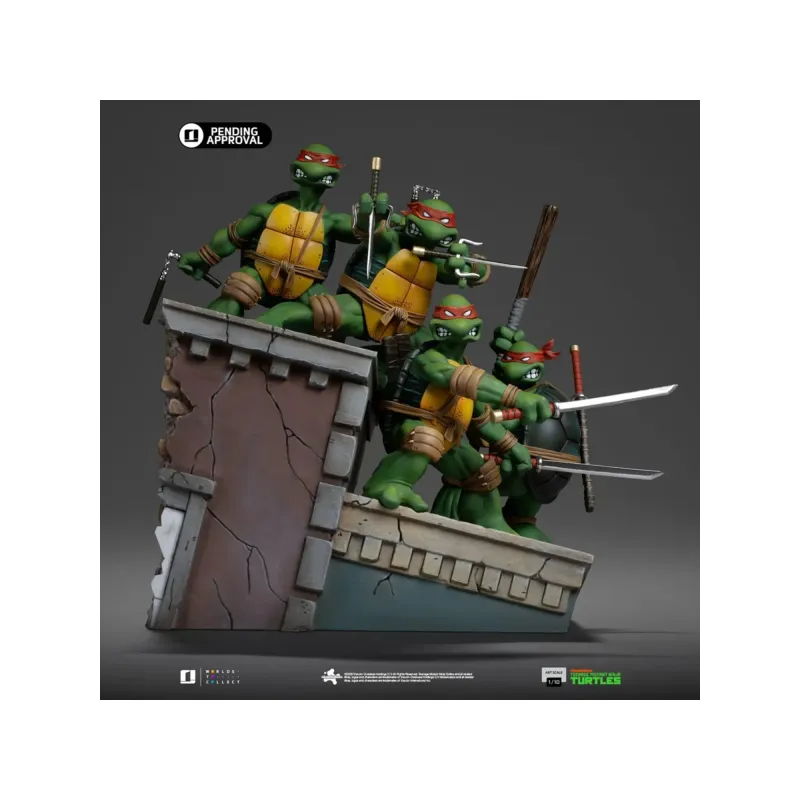 Teenage Mutant Ninja Turtles TMNT 1st Cover Iron Studios