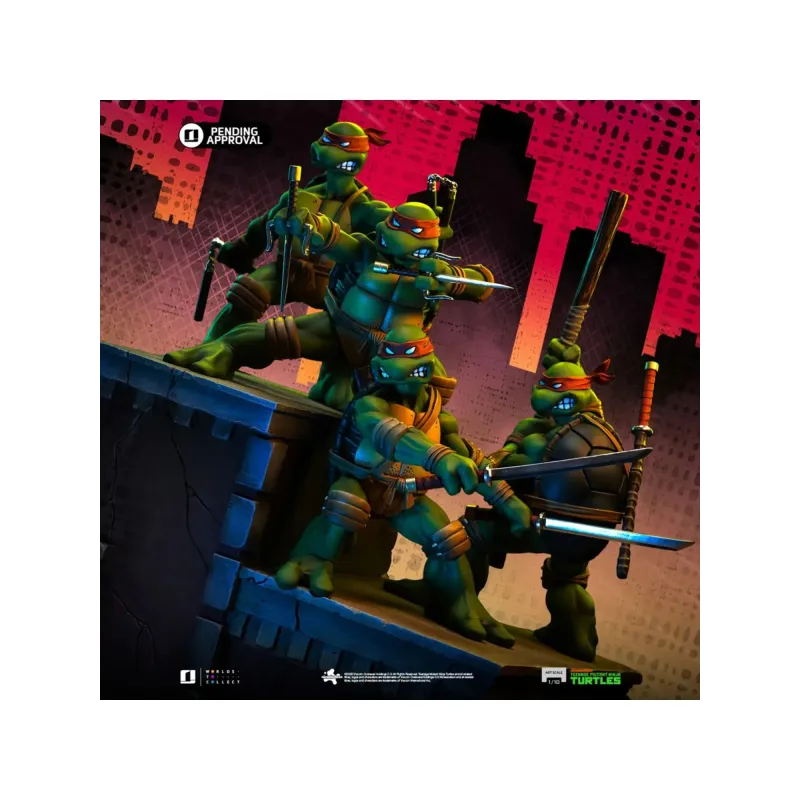 Teenage Mutant Ninja Turtles TMNT 1st Cover Iron Studios