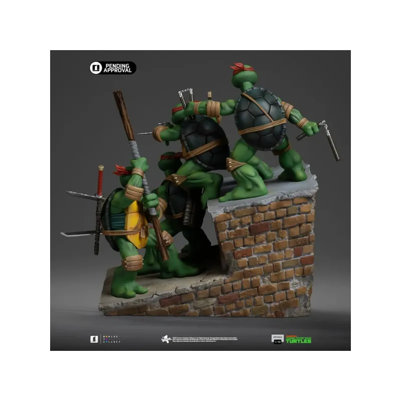 Teenage Mutant Ninja Turtles TMNT 1st Cover Iron Studios