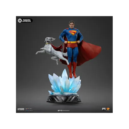 DC Superman and Krypto Iron Studios