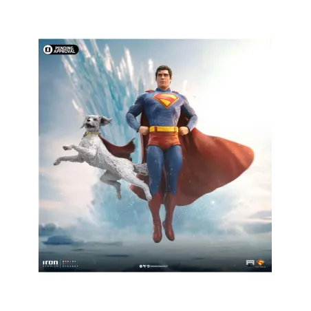DC Superman and Krypto Iron Studios