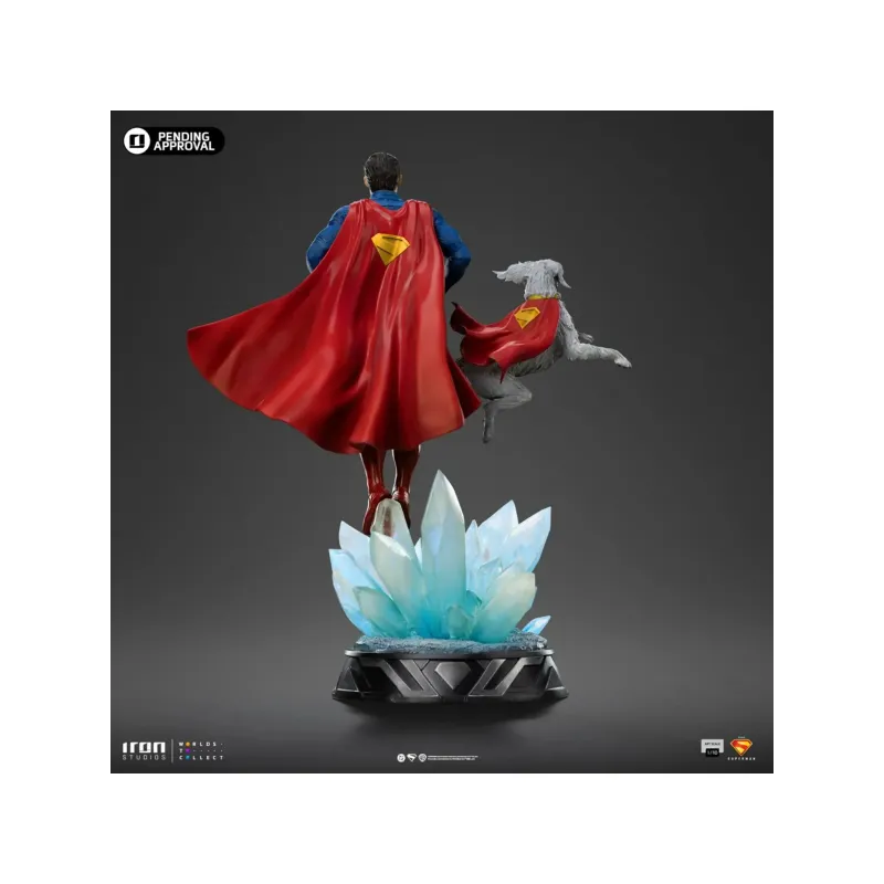 DC Superman and Krypto Iron Studios