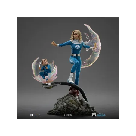 Marvel The Fantastic Four: Invisible Woman & Mister Fantastic Iron Studios